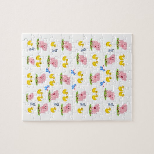 Pig Jigzaag Puzzle Legpuzzel (Horizontaal)