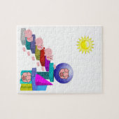 Pig Jigzaag Puzzle Legpuzzel (Horizontaal)