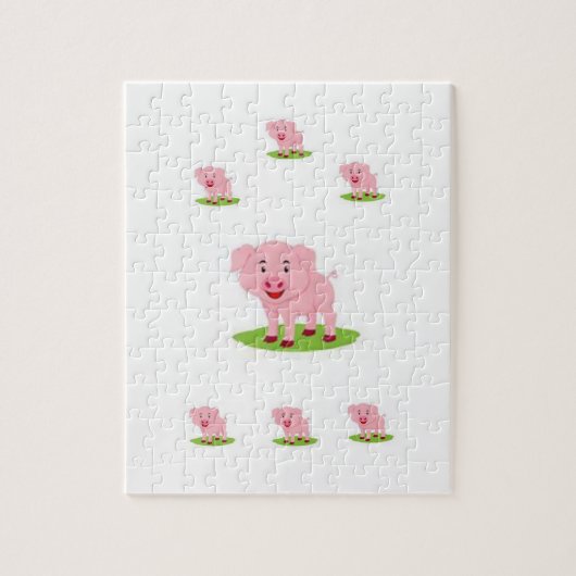Pig Jigzaag Puzzle Legpuzzel (Verticaal)