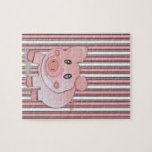 Pig Jigzaag Puzzle Legpuzzel (Horizontaal)