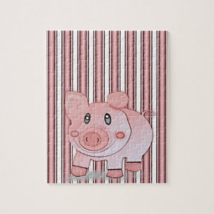 Pig Jigzaag Puzzle Legpuzzel