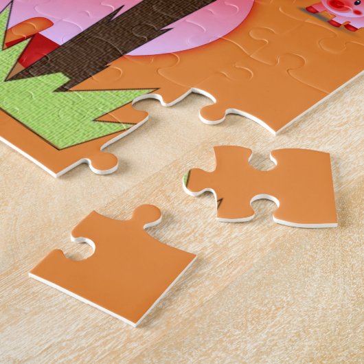 Pig Jigzaag Puzzle Legpuzzel (Zijkant)