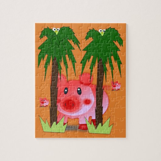 Pig Jigzaag Puzzle Legpuzzel (Verticaal)