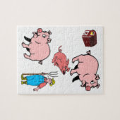Pig Jigzaag Puzzle Legpuzzel (Horizontaal)