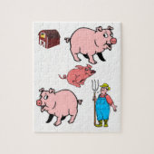 Pig Jigzaag Puzzle Legpuzzel (Verticaal)