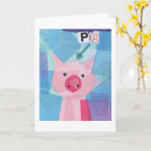 Pig Kaart (Gele Bloem)