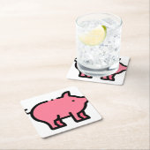 Pig Kartonnen Onderzetters (Insitu)