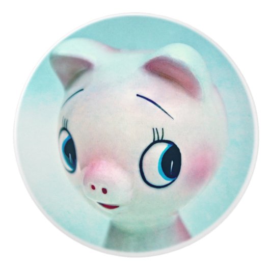Pig Keramische Knop (Voorkant)