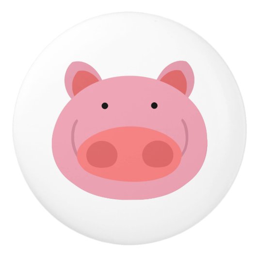 Pig Keramische Knop (Voorkant)