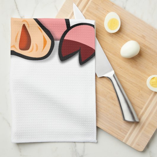 Pig Kitchen Towel Theedoek (Quarter Fold)