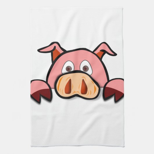 Pig Kitchen Towel Theedoek (Verticaal)