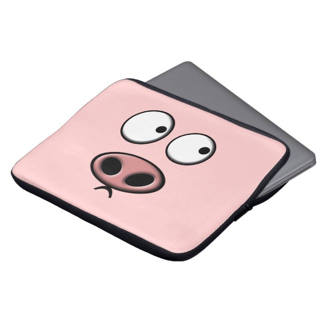 Pig Laptop Sleeve (Voorkant top)