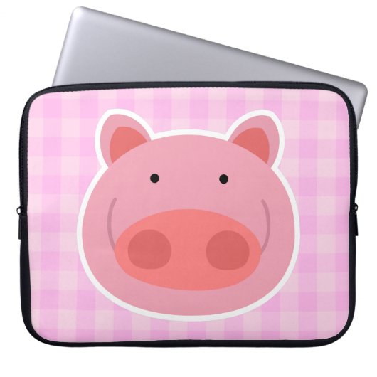 Pig Laptop Sleeve (Voorkant)