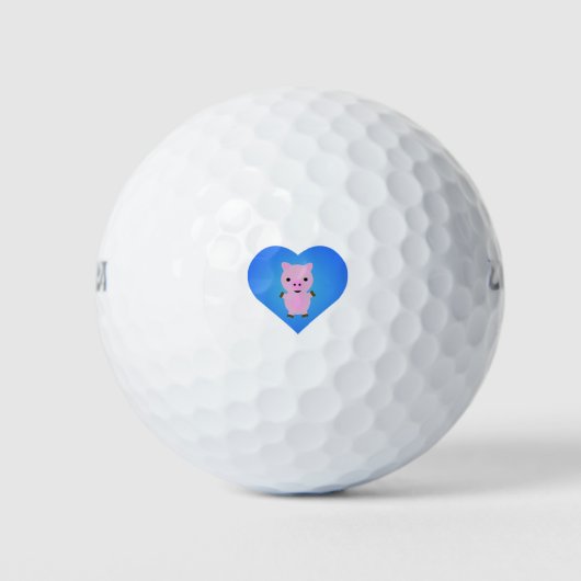 Pig Love Golfballen (Voorkant)