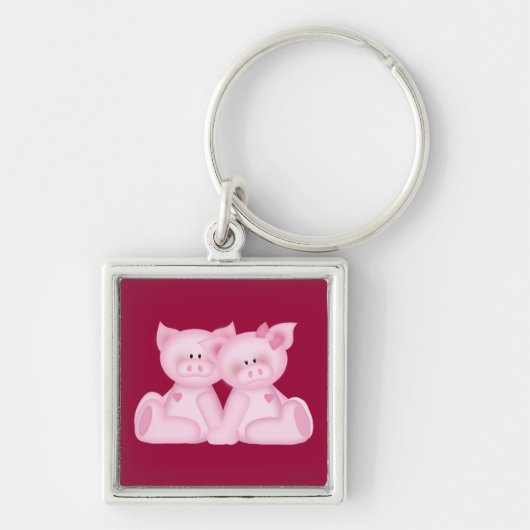 Pig Love Sleutelhanger (Voorkant)