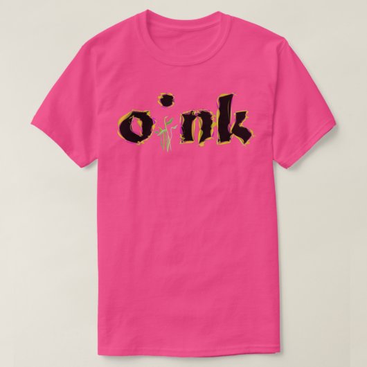 Pig Lover Gifts Pig Sound Design T-shirt (Design voorkant)