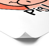 Pig Lover Poster (Hoek)