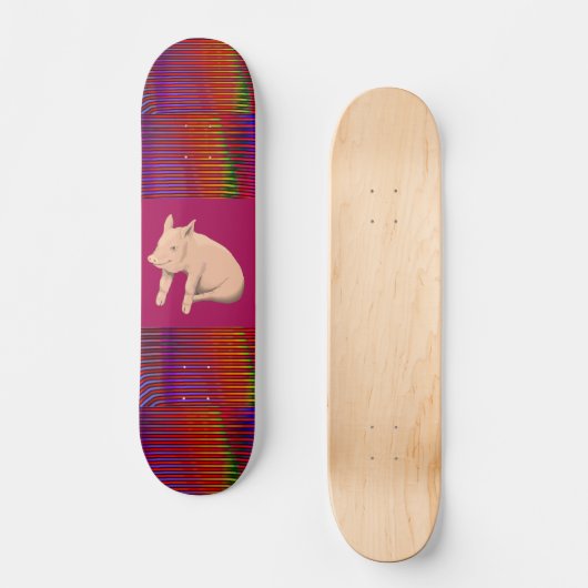 PIG LOVER SKATEBOARD DECK (Voorkant)