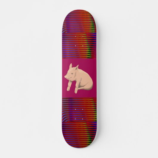 PIG LOVER SKATEBOARD DECK (Voorkant)