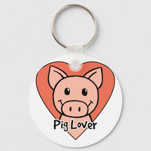 Pig Lover Sleutelhanger (Voorkant)
