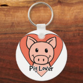 Pig Lover Sleutelhanger (Voorkant)