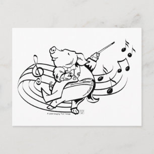 Pig Maestro Briefkaart