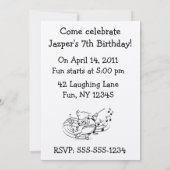 Pig Maestro, je bent uitgenodigd Kaart (Achterkant)