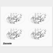 Pig Maestro Ovale Sticker (Vel)