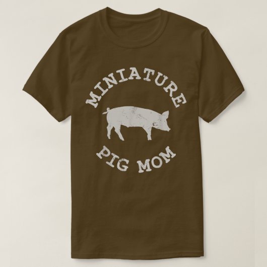 Pig Mama Cute T-shirt (Design voorkant)