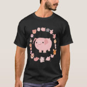 Pig Mandala T-shirt voorzijde (Voorkant)