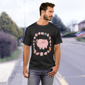 Pig Mandala T-shirt voorzijde