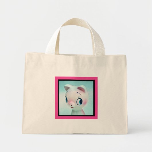 Pig Mini Tote Bag (Voorkant)