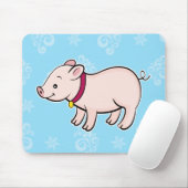 Pig mousepad muismat (Met muis)