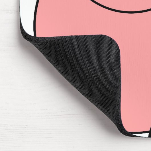 Pig Mousepad Muismat (Hoek)