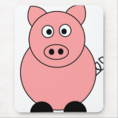 Pig Mousepad Muismat (Voorkant)
