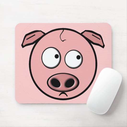 Pig Mousepad Muismat (Met muis)