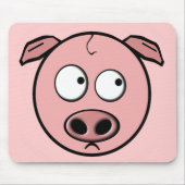 Pig Mousepad Muismat (Voorkant)