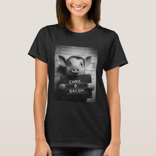 Pig Mugshot Pig Mugshot T-shirt (Voorkant)