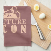 PIG NAAR aangepaste keukenhanddoeken BACON (Quarter Fold)