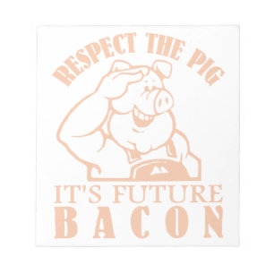 PIG NAAR BACON notitiepad Notitieblok