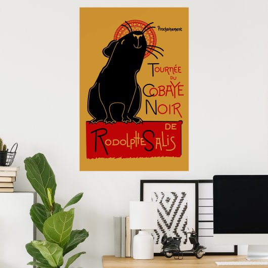 Pig Nouveau Poster (Thuiskantoor)