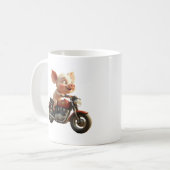 pig on a hog mug koffiemok (Voorkant links)