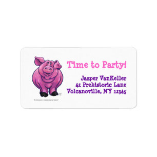 Pig Party Center Etiket