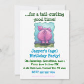 Pig Party Center Kaart (Achterkant)