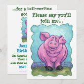 Pig Party Center Kaart (Voorkant / Achterkant)