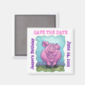 Pig Party Center Magneet (Voorkant / Achterkant)