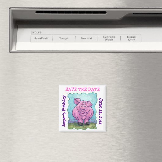 Pig Party Center Magneet (Insitu (Vaatwasser))