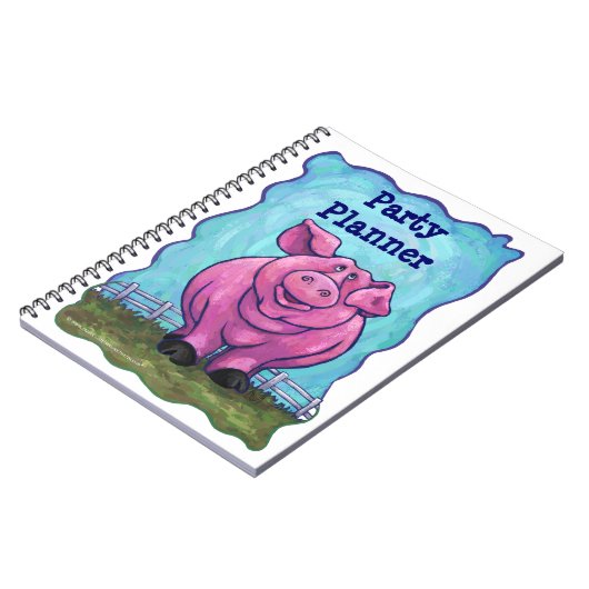 Pig Party Center Notitieboek (Linkerzijde)