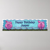 Pig Party Center Poster (Voorkant)