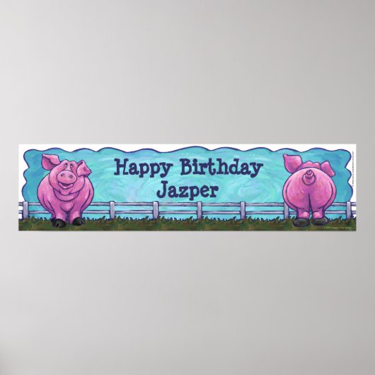 Pig Party Center Poster (Voorkant)